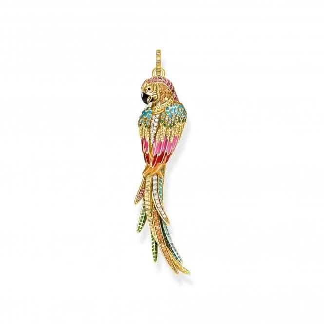 Sterling Silver Gold Plated Parrot Pendant PE802 - 471 - 7Thomas Sabo Sterling SilverPE802 - 471 - 7