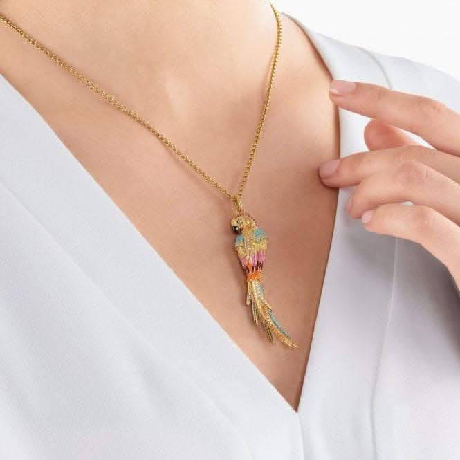 Sterling Silver Gold Plated Parrot Pendant PE802 - 471 - 7Thomas Sabo Sterling SilverPE802 - 471 - 7