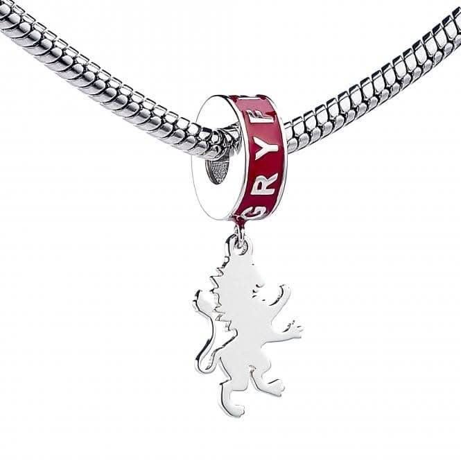 Sterling Silver Gryfindor House Slider charm