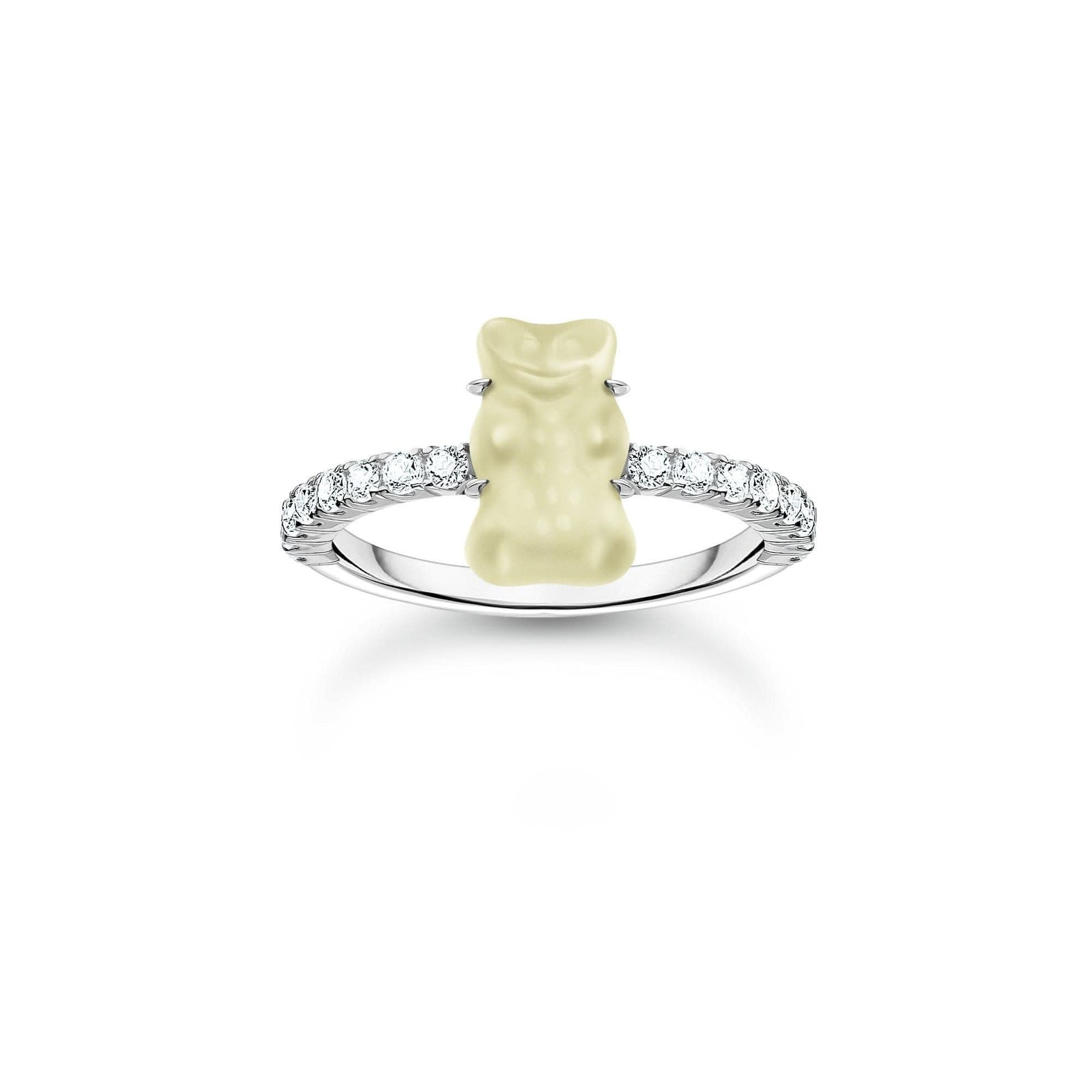 Sterling Silver HARIBO Zirconia White Goldbears Ring TR2459 - 052 - 14Thomas Sabo Sterling SilverTR2459 - 052 - 14 - 50