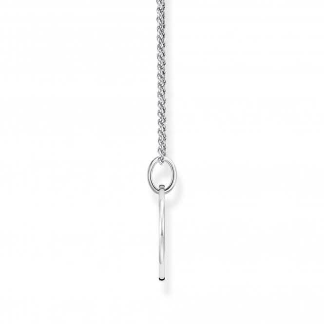 Sterling Silver Heart Necklace KE2132-001-21-L50