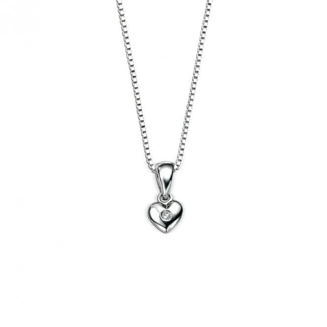Sterling Silver Heart Pendant P620