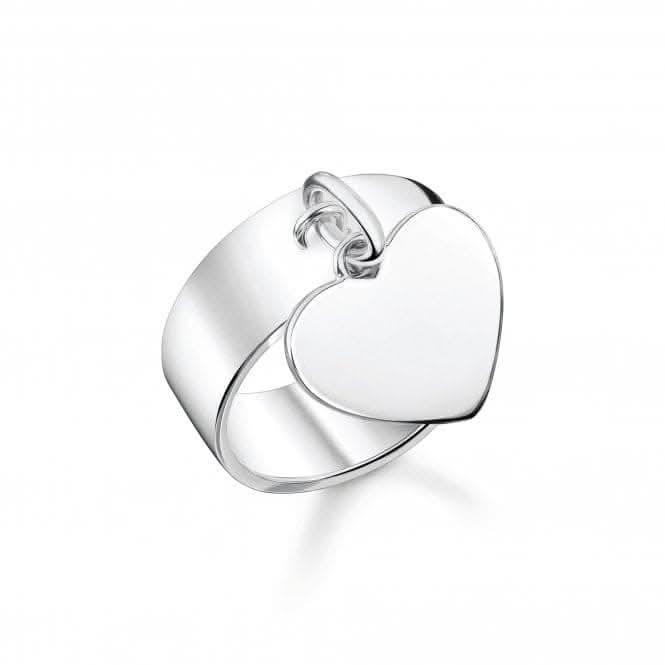 Sterling Silver Heart Ring TR2364-637-21