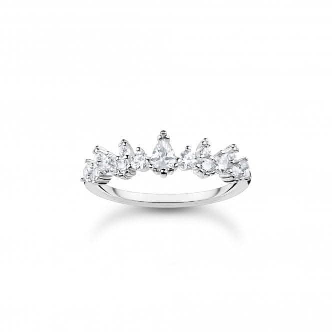 Sterling Silver Ice Crystals Ring TR2415-051-14