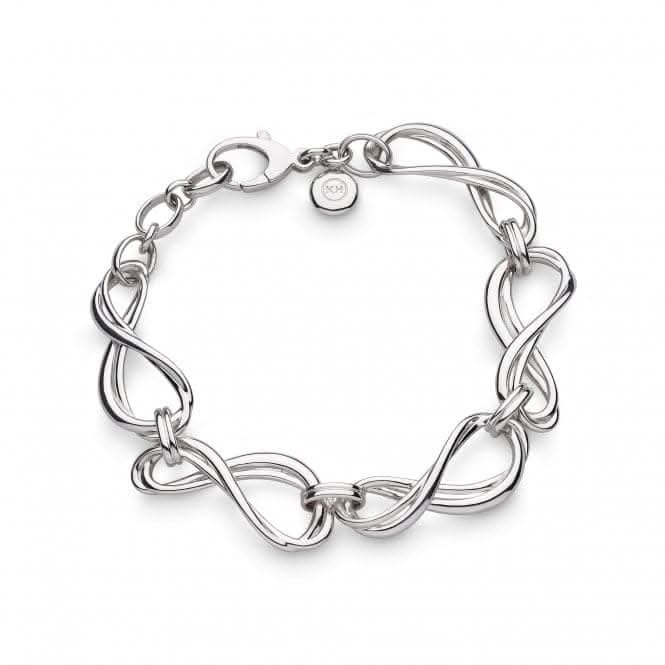 Sterling Silver Infinity Grande Link Bracelet 71164RPKit Heath71164RP
