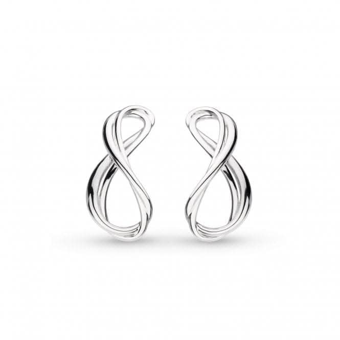 Sterling Silver Infinity Grande Stud Earrings 41164RP