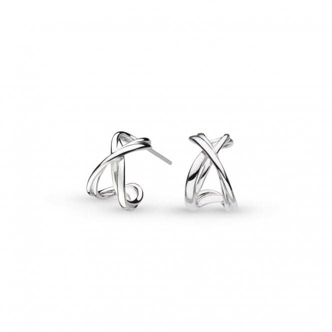 Sterling Silver Infinity Hoop Earrings 41162RP