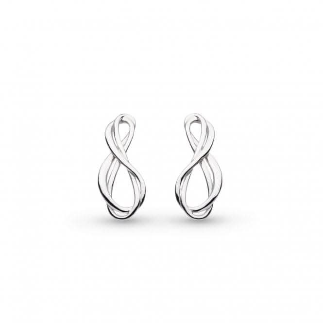 Sterling Silver Infinity Stud Earrings 41163RP