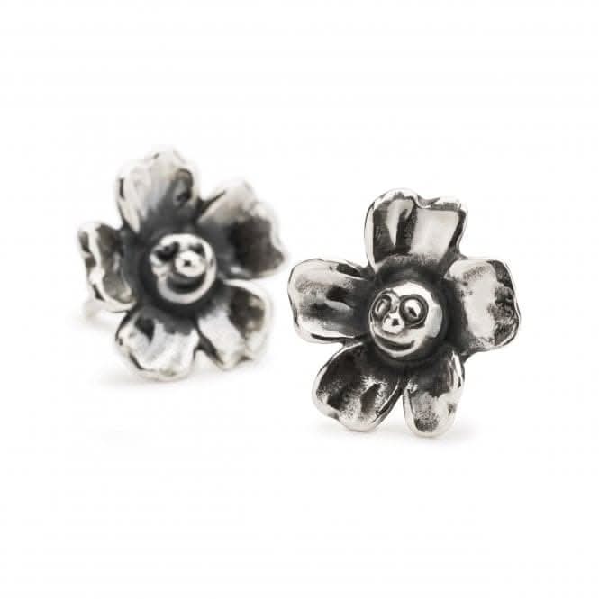 Sterling Silver Joyful Flower Studs Earrings TAGEA-00107