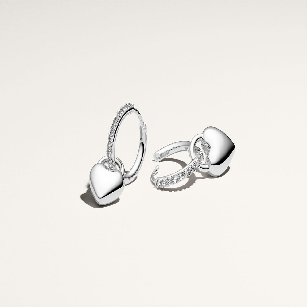 Sterling Silver Julia Creolo Earrings SJ-E2612-CZ