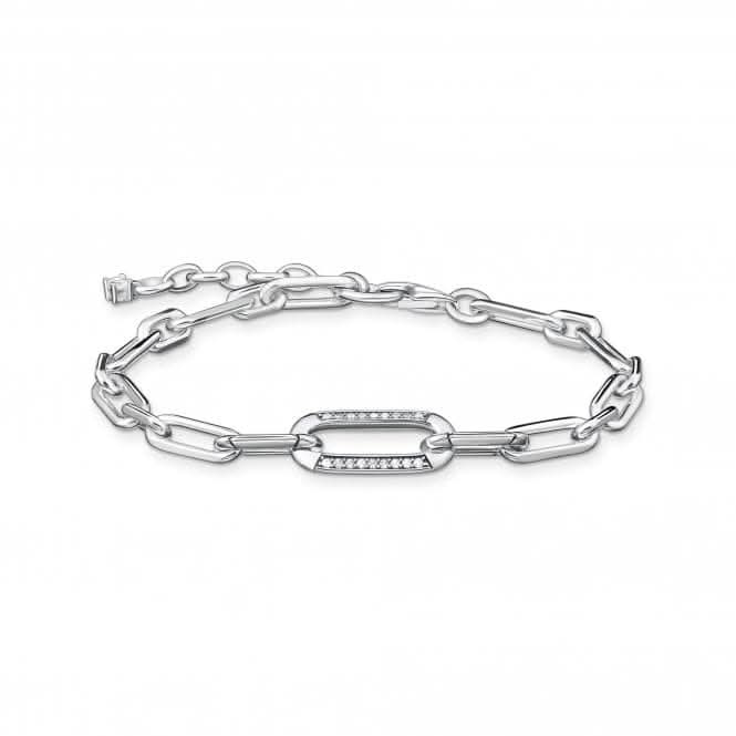 Sterling Silver Links Bracelet A2032-643-14-L19V