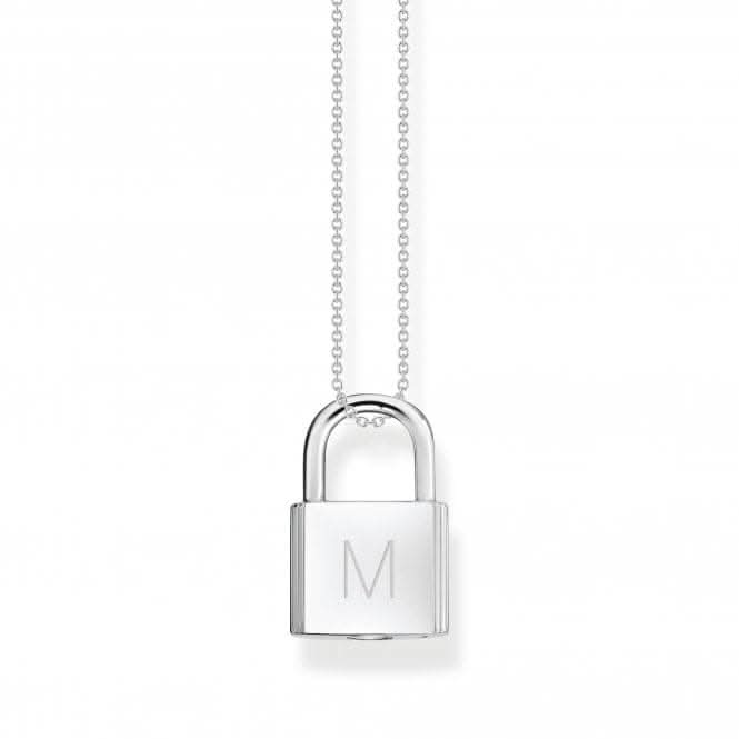Sterling Silver Lock Necklace KE2130 - 001 - 21 - L45VThomas Sabo Sterling SilverKE2130 - 001 - 21 - L45V