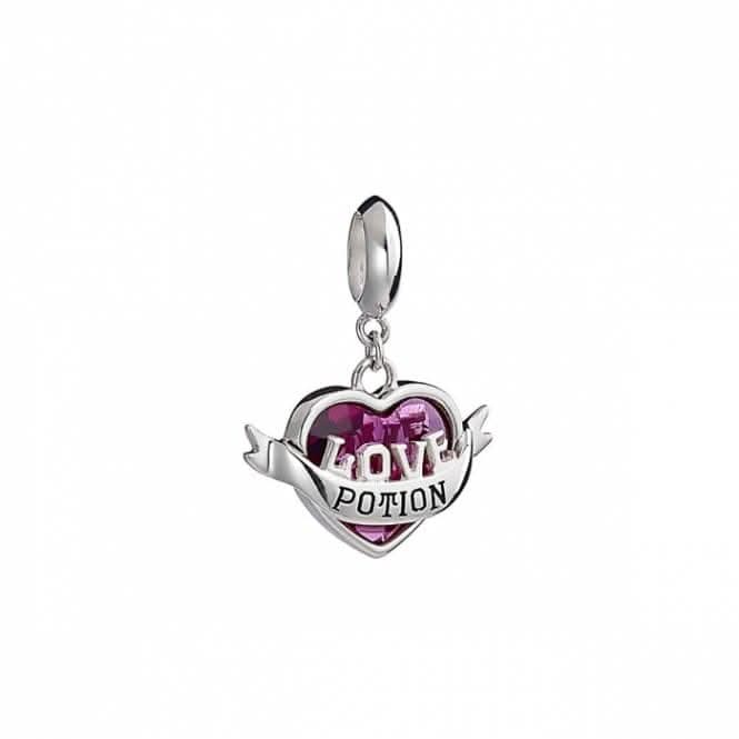 Sterling Silver Love Potion Slider Charm With CrystalsHarry PotterHPSC0235 - SC