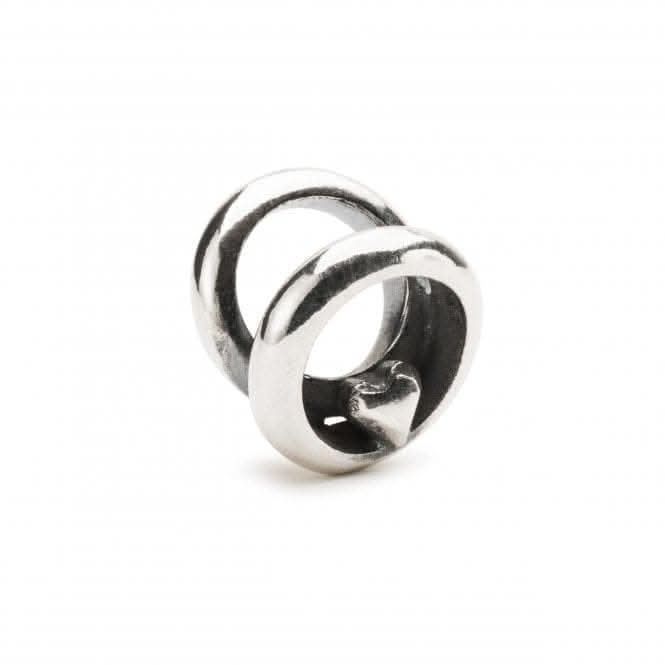 Sterling Silver Love Rings Bead TAGBE-10237