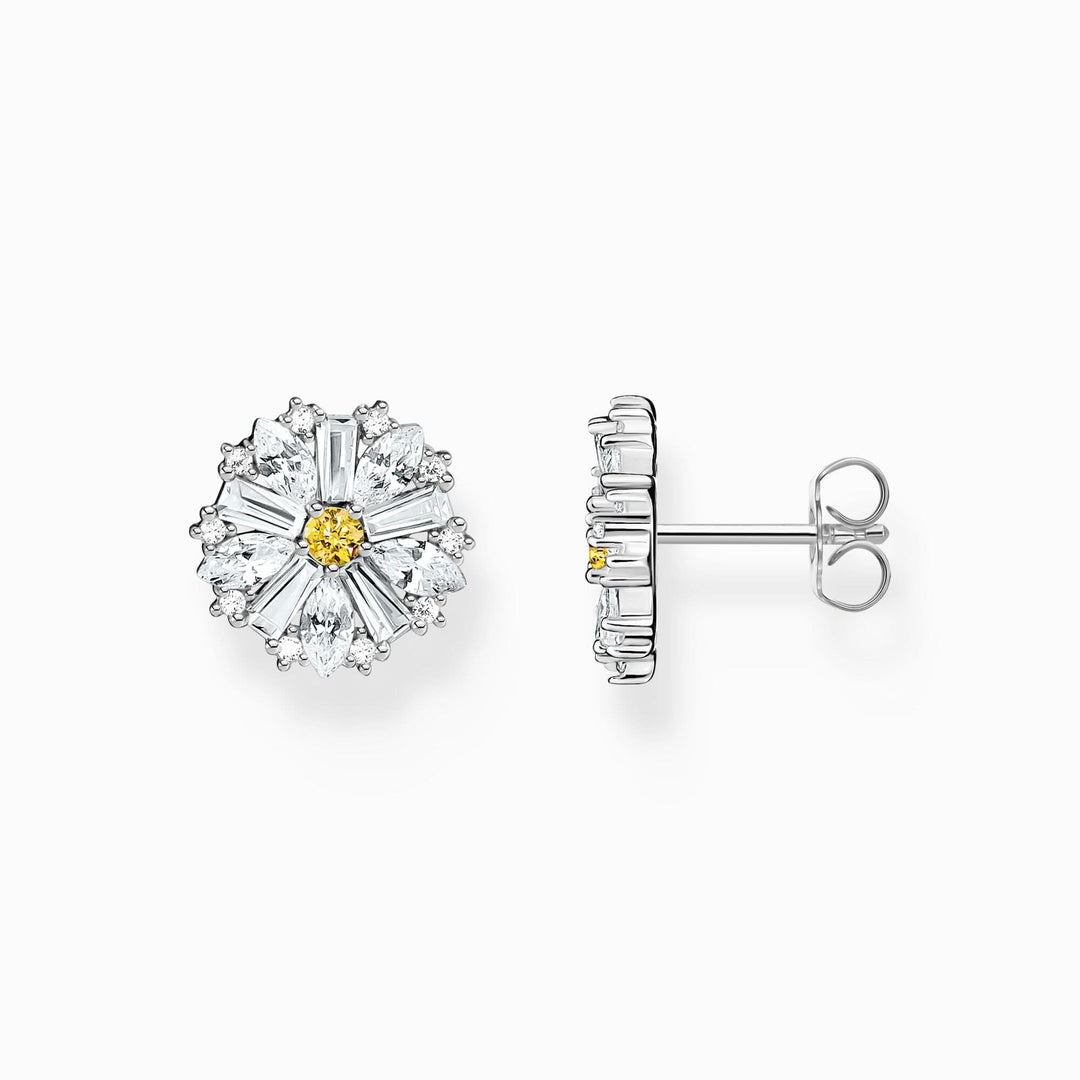 Sterling Silver Lovely Daisy Large Studs H2169 - 051 - 4Thomas Sabo Sterling SilverH2169 - 051 - 4