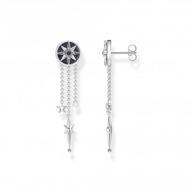Sterling Silver Magic Stars Drop Earrings H2224-945-7