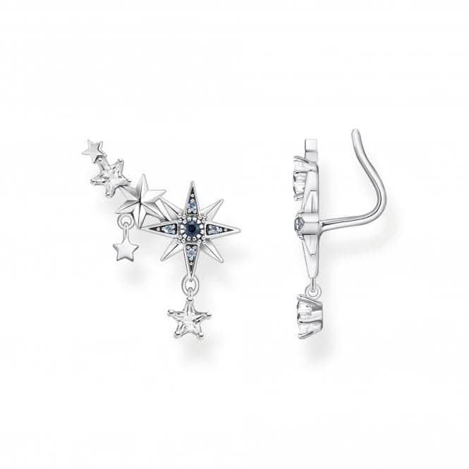 Sterling Silver Magic Stars Ear Climbers H2223-945-7