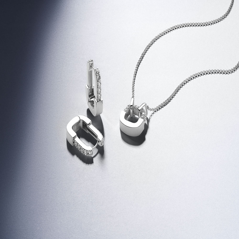 Sterling Silver Maratea Necklace SJ-N2453-CZ