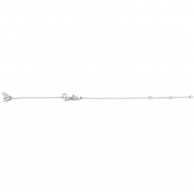 Sterling Silver Name Logo Bracelet BMSB0019