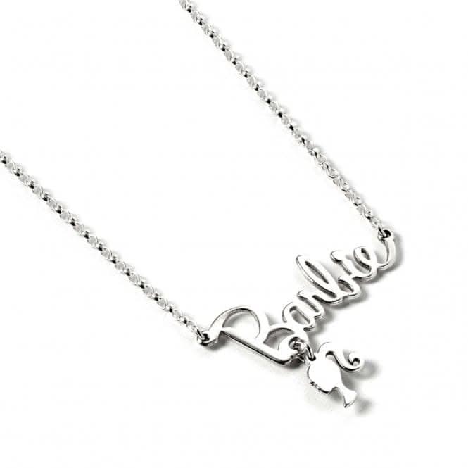 Sterling Silver Necklace Name Logo Silhouette Charm  BMSN0022