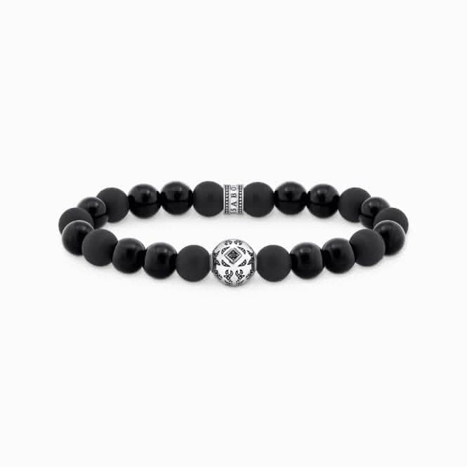 Sterling Silver Obsidian Zirconia Black Bracelet A2145 - 705 - 11Thomas Sabo Sterling SilverA2145 - 705 - 11 - L17
