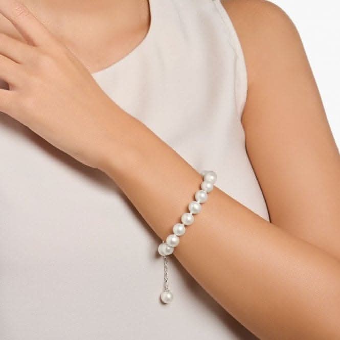 Sterling Silver Pearl Bracelet A2046 - 082 - 14 - L19VThomas Sabo Sterling SilverA2046 - 082 - 14