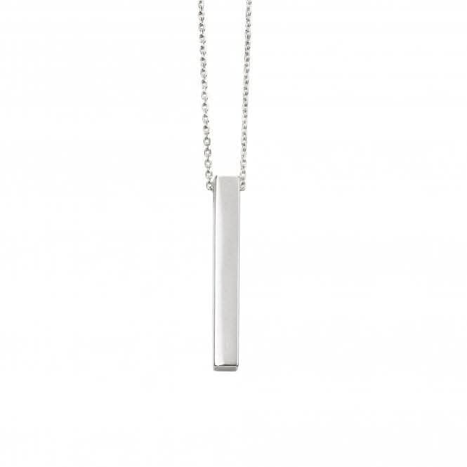 Sterling Silver Personalised Bar Necklace N4381
