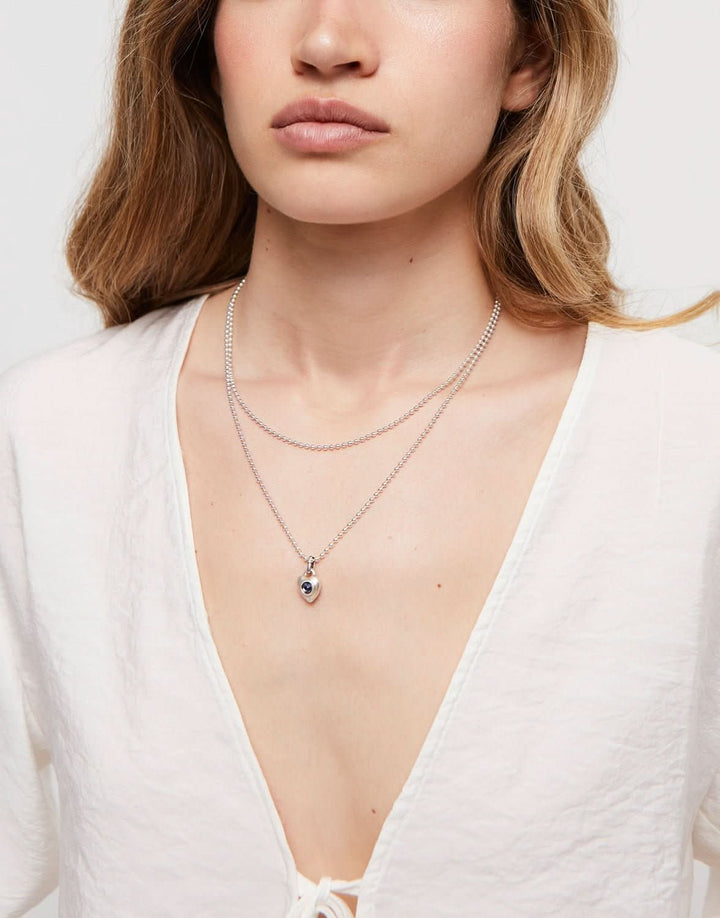 Sterling Silver Plated Hazte Silver Chain COL1971MTL0000UNOde50COL1971MTL0000M