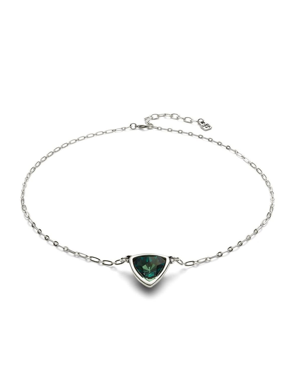 Sterling Silver Plated Ser Camaleonica Multicoloured Necklace COL2009VRDMTL0U