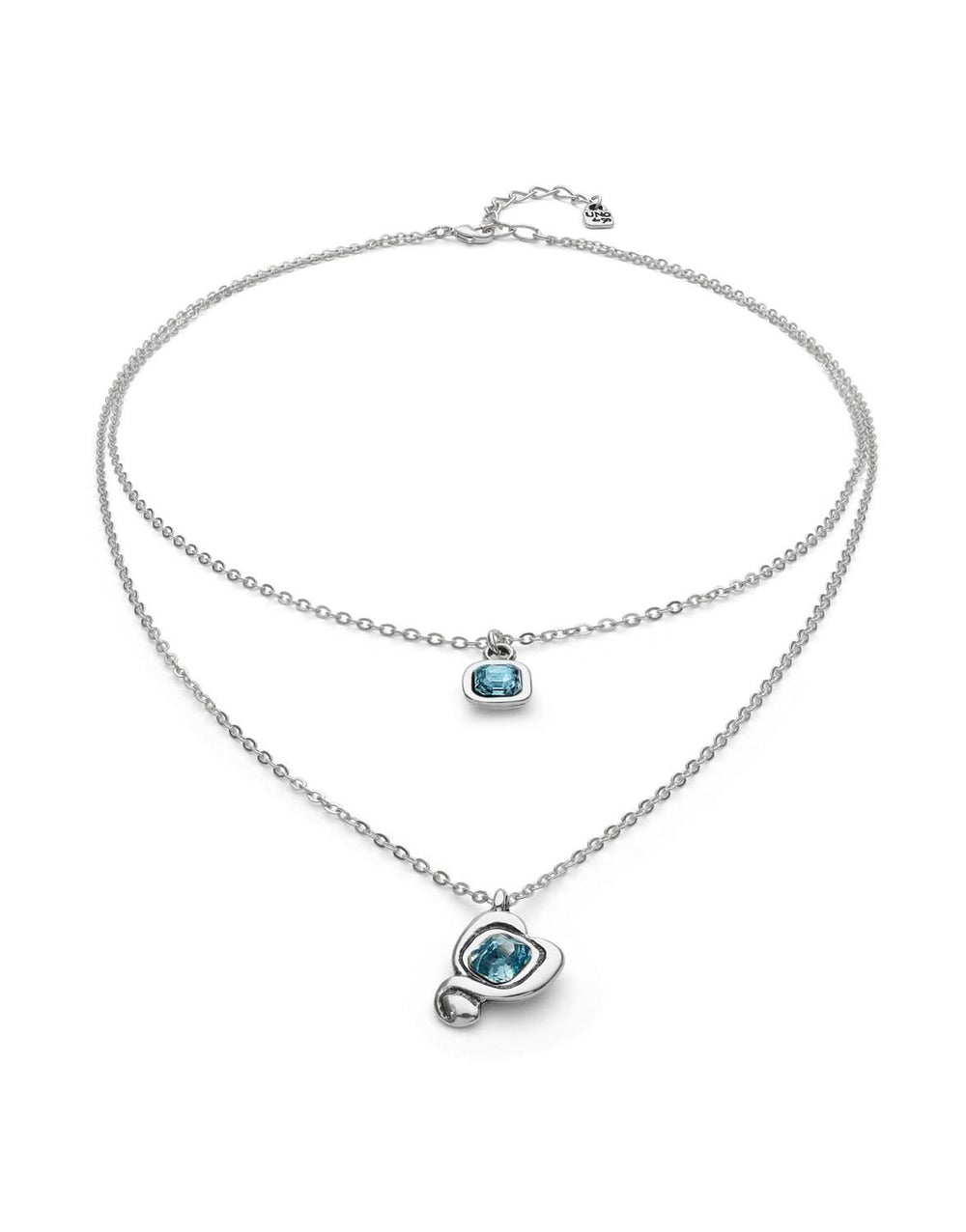 Sterling Silver Plated Ser Expresiva Blue Pendant COL2002AZCMTL0U