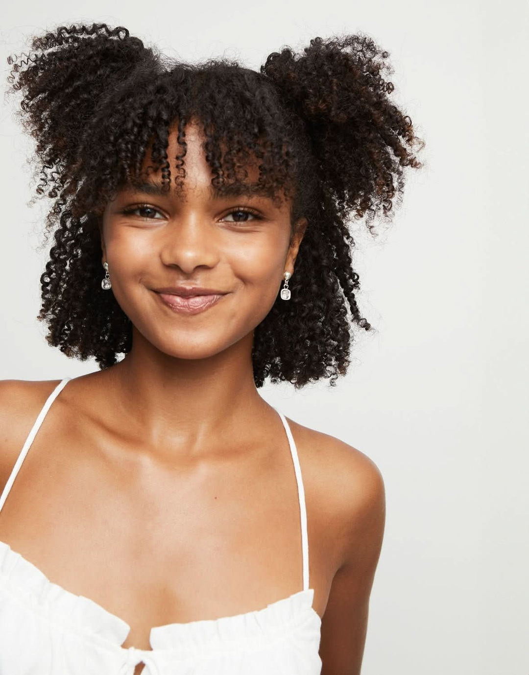 Sterling Silver Plated Ser Expresiva White Earrings PEN0998CRSMTL0UUNOde50PEN0998CRSMTL0U