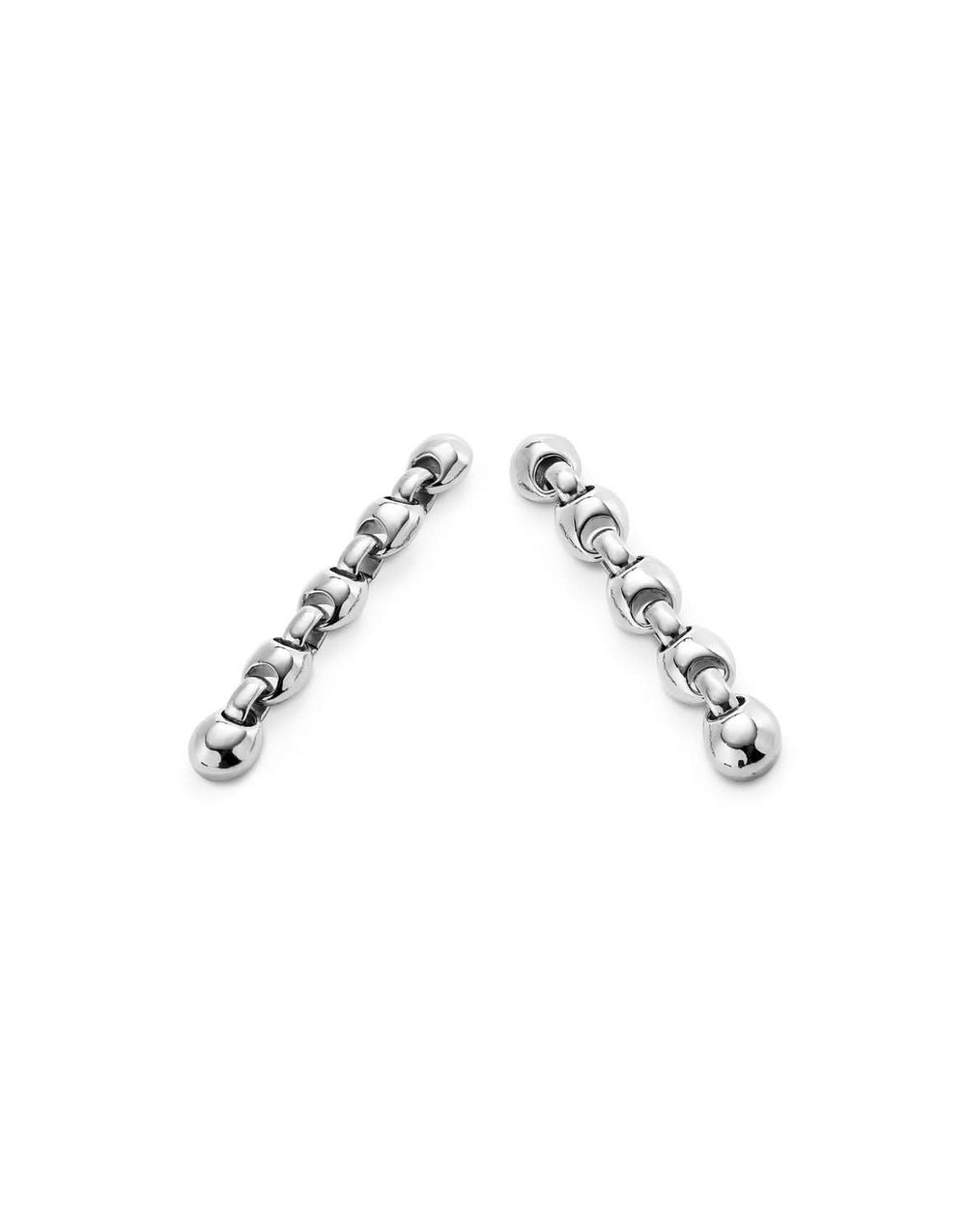 Sterling Silver Plated Ser Intrepida Silver Earrings PEN0991MTL0000U