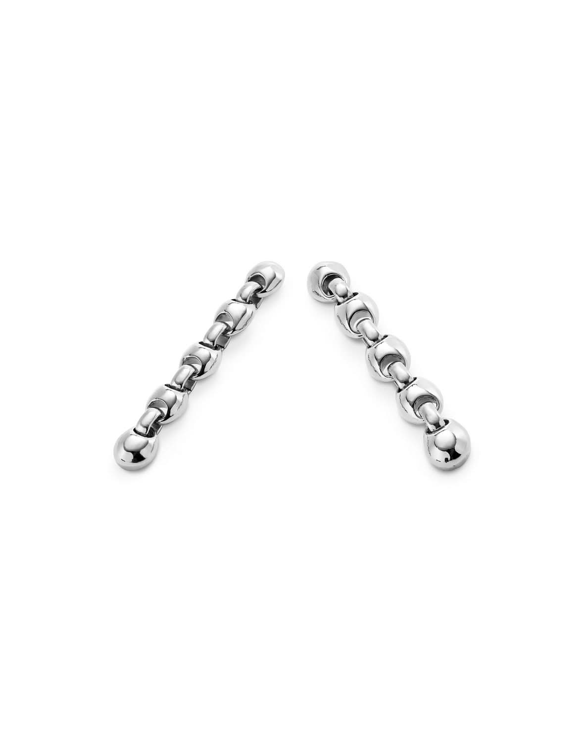 Sterling Silver Plated Ser Intrepida Silver Earrings PEN0991MTL0000UUNOde50PEN0991MTL0000U