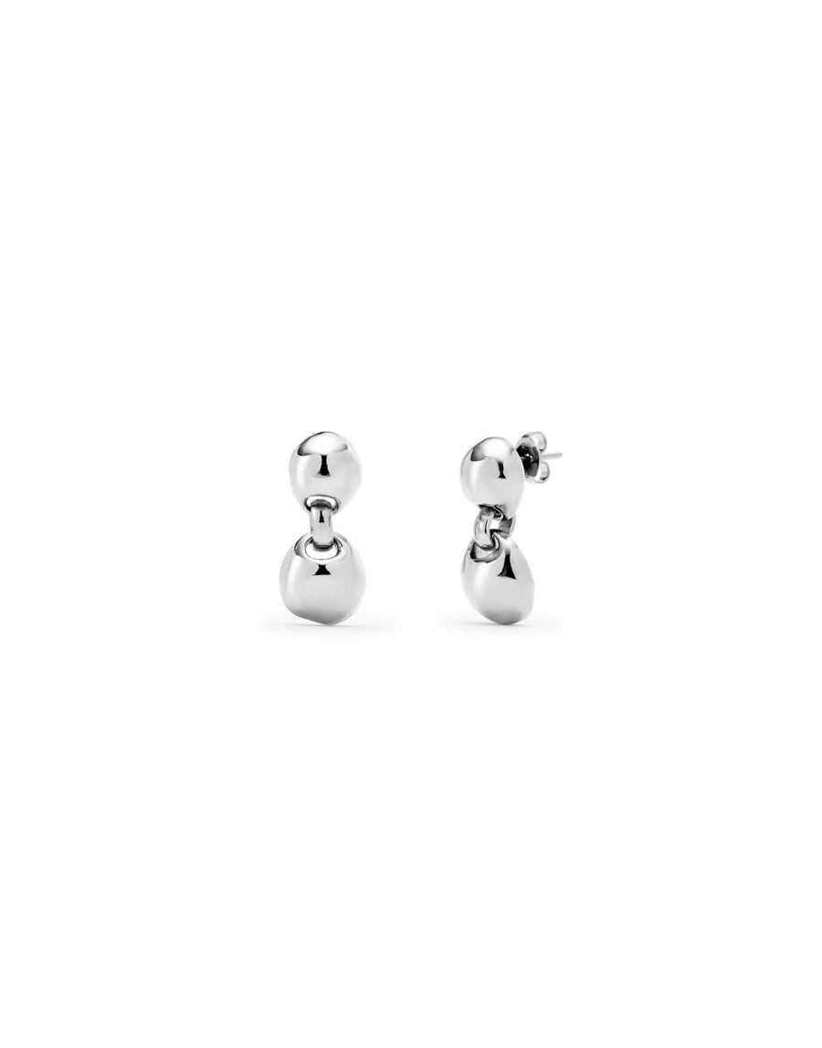 Sterling Silver Plated Ser Intrepida Silver Earrings PEN0993MTL0000U