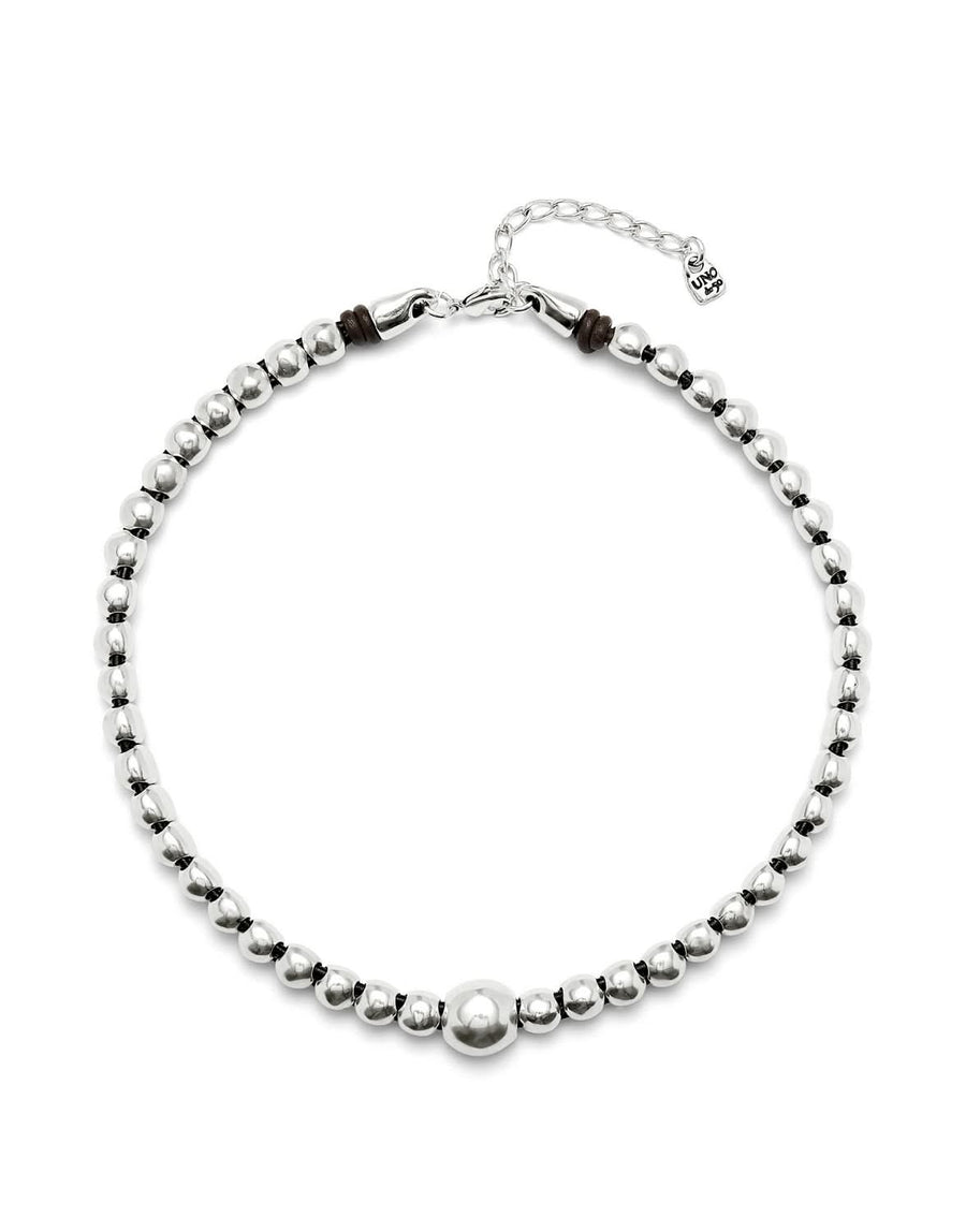 Sterling Silver Plated Ser Intrepida Silver Necklace COL1995MTL0000U