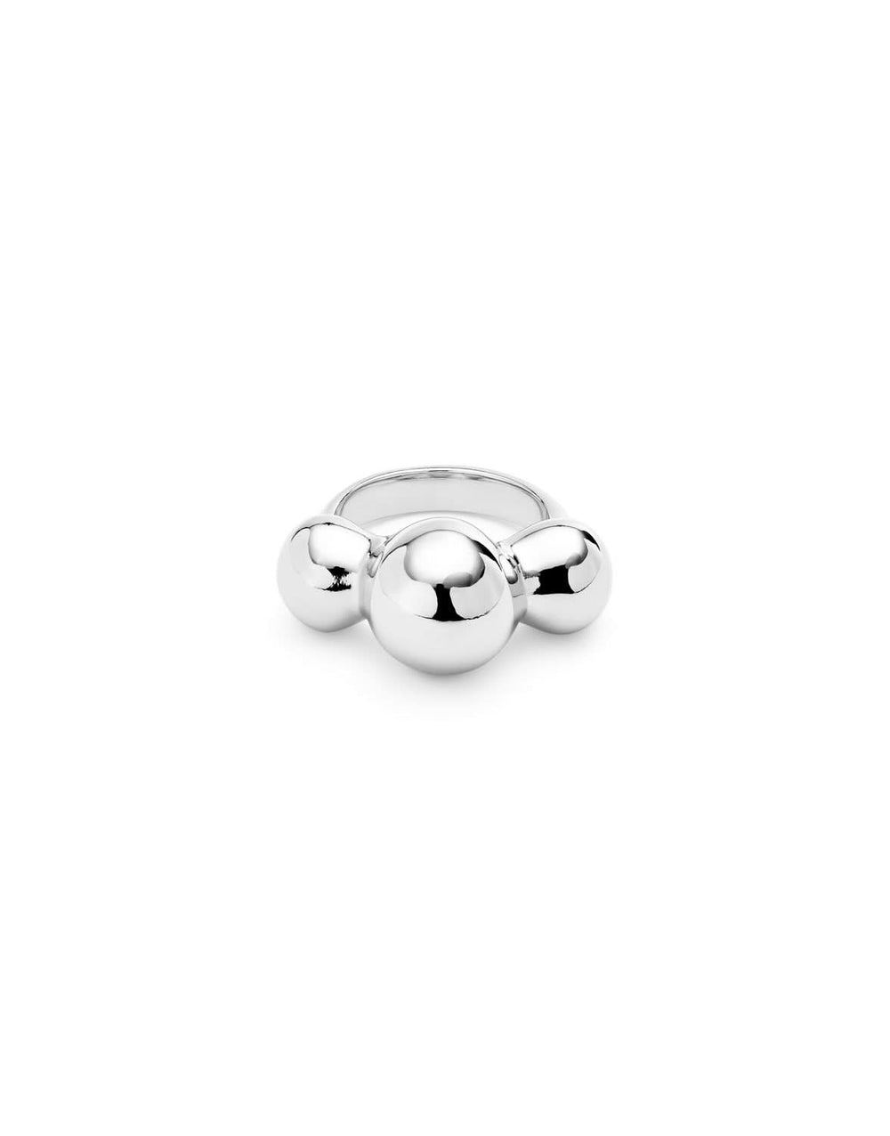 Sterling Silver Plated Ser Intrepida Silver Ring ANI0844MTL000