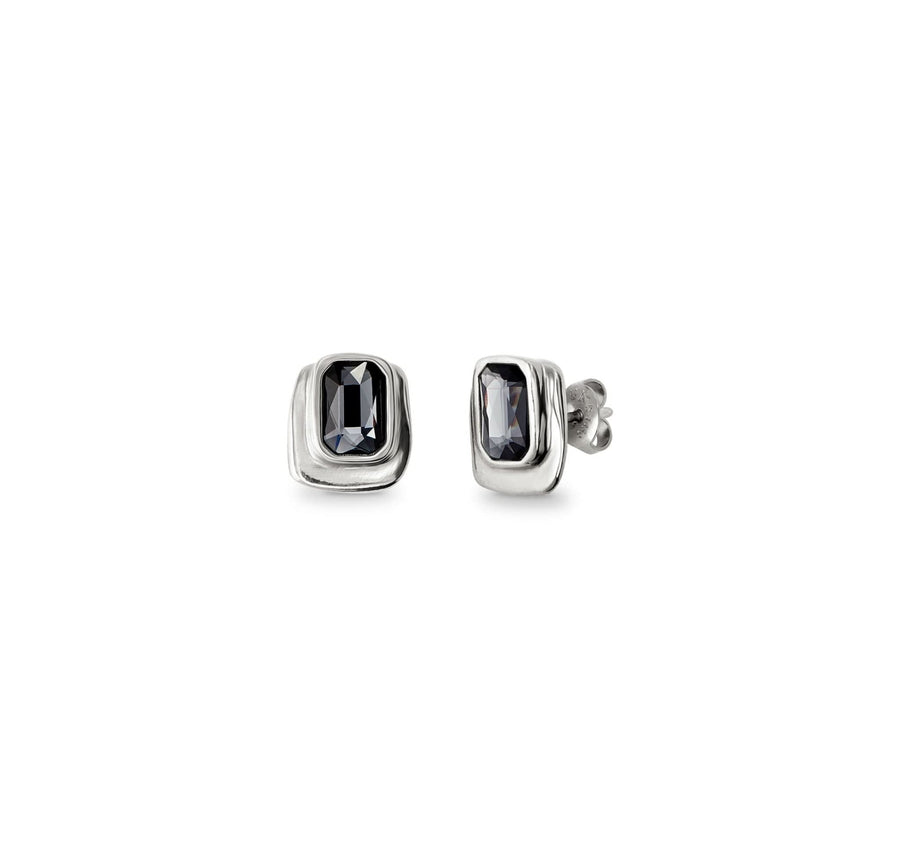 Sterling Silver Plated Ser Magnetica Grey Earrings PEN0973GRSMTL0U