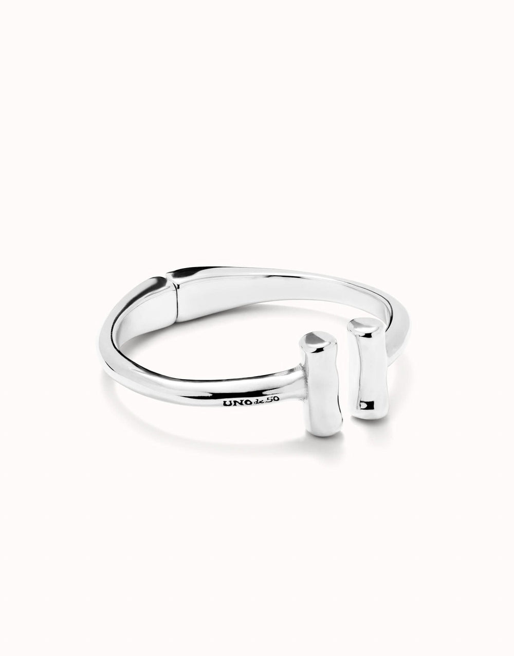 Sterling Silver Plated Ser Natural Silver Bangle PUL2443MTL0000