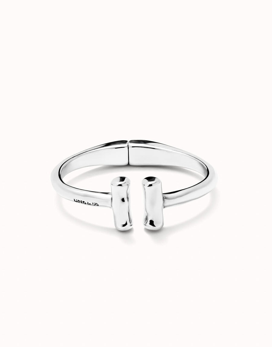 Sterling Silver Plated Ser Natural Silver Bangle PUL2443MTL0000