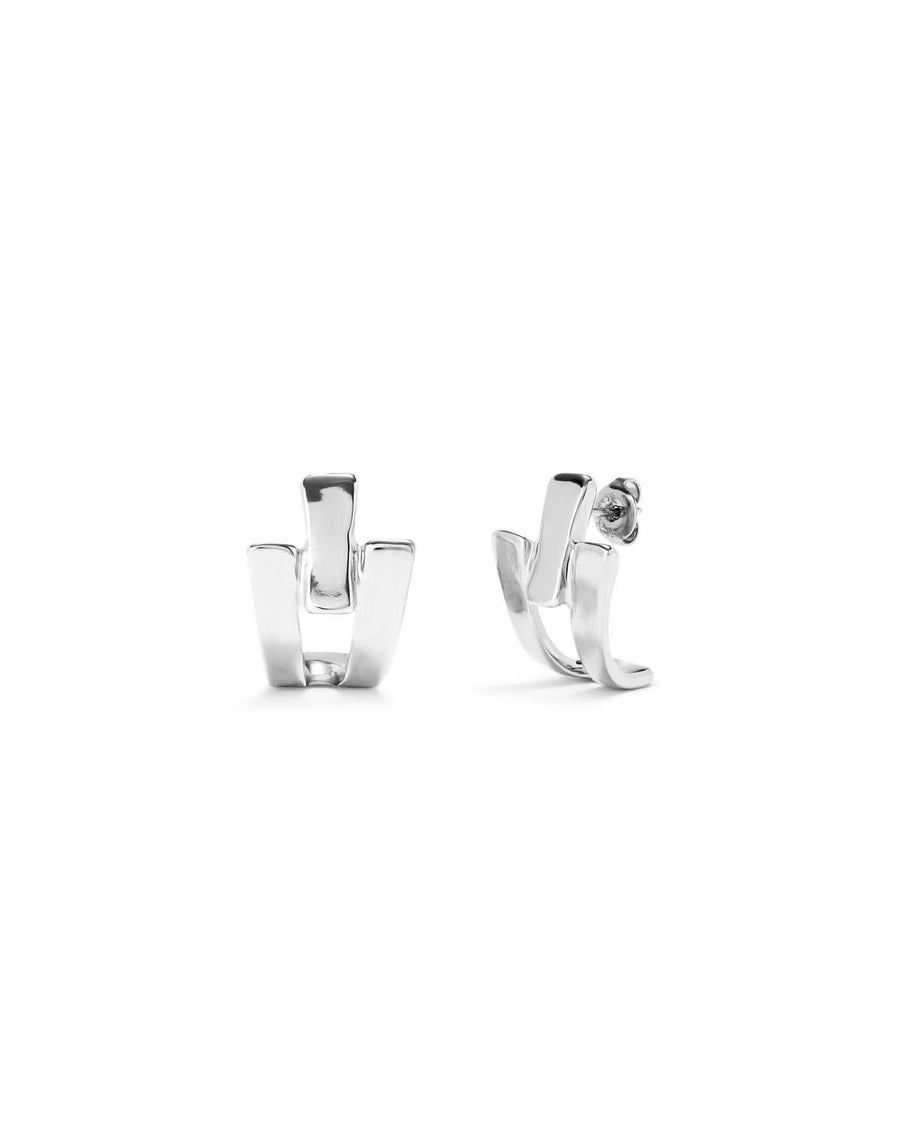 Sterling Silver Plated Ser Original Silver Earrings PEN0979MTL0000U