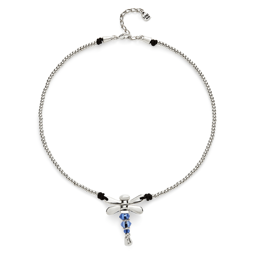 Sterling Silver Plated Ser Rebelde Blue Necklace COL1961AZUMTL0UUNOde50COL1961AZUMTL0U