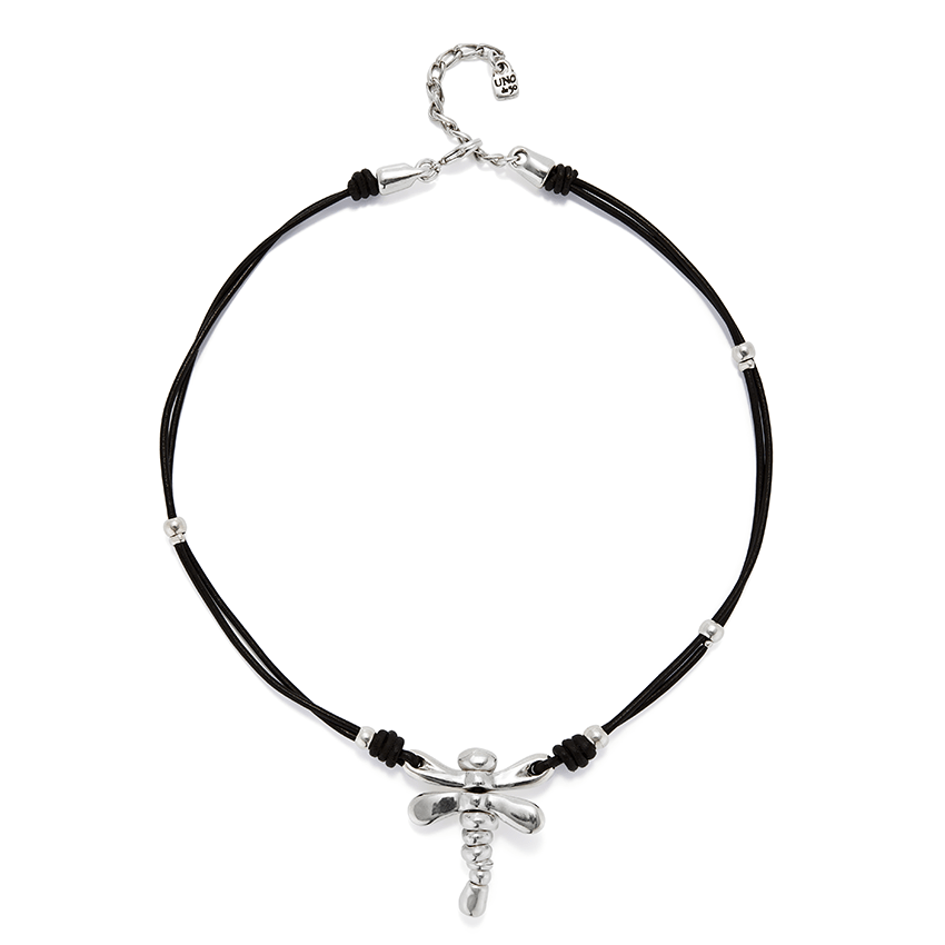 Sterling Silver Plated Ser Rebelde Brown Necklace COL1958MARMTL0UUNOde50COL1958MARMTL0U
