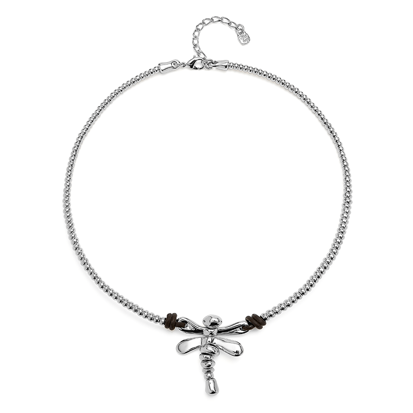 Sterling Silver Plated Ser Rebelde Silver Necklace COL1960MTL0000UUNOde50COL1960MTL0000U
