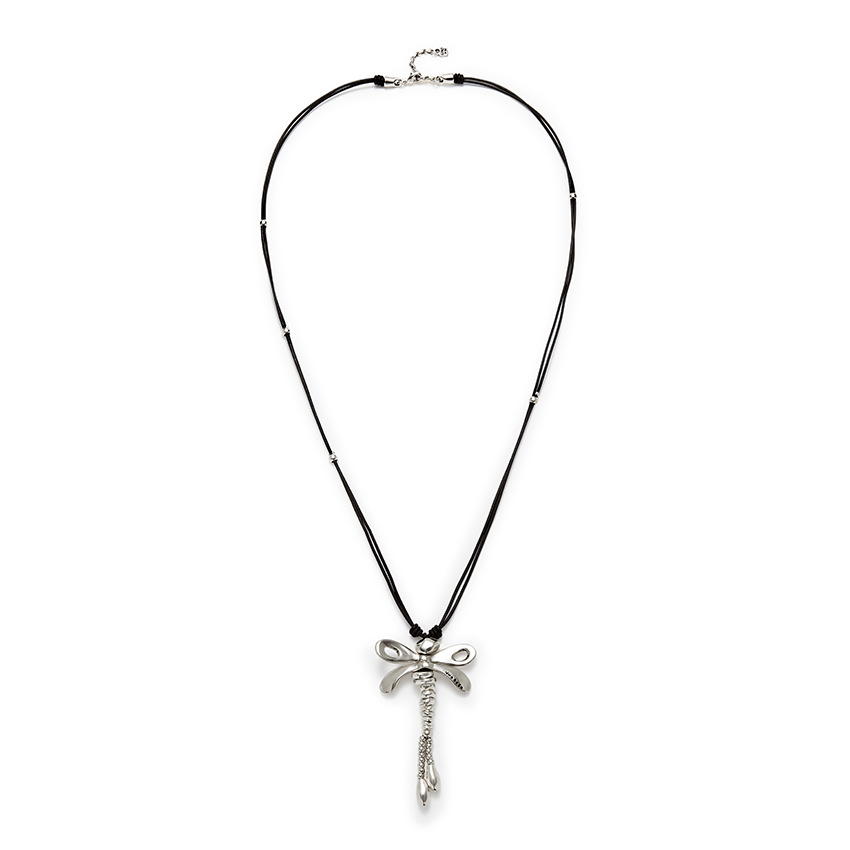 Sterling Silver Plated Ser Rebelde Silver Necklace COL1962MARMTL0U