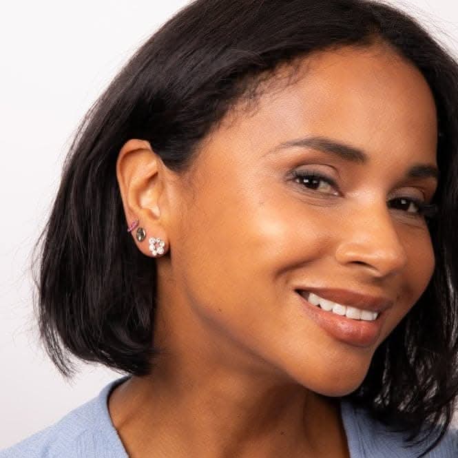 Fiorelli Silver Platinum Earrings E6354