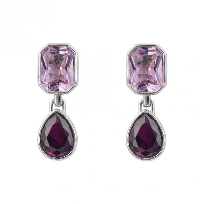 Fiorelli Silver Platinum Earrings E6359M