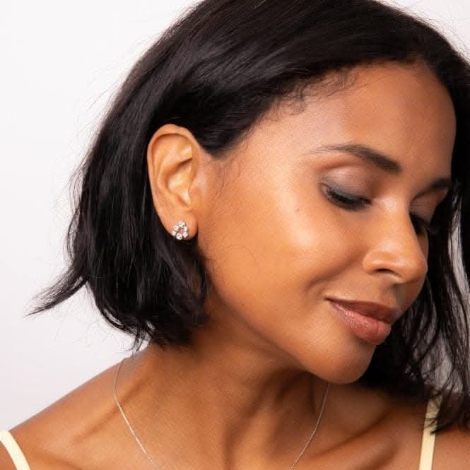 Fiorelli Silver Platinum Earrings E6372C