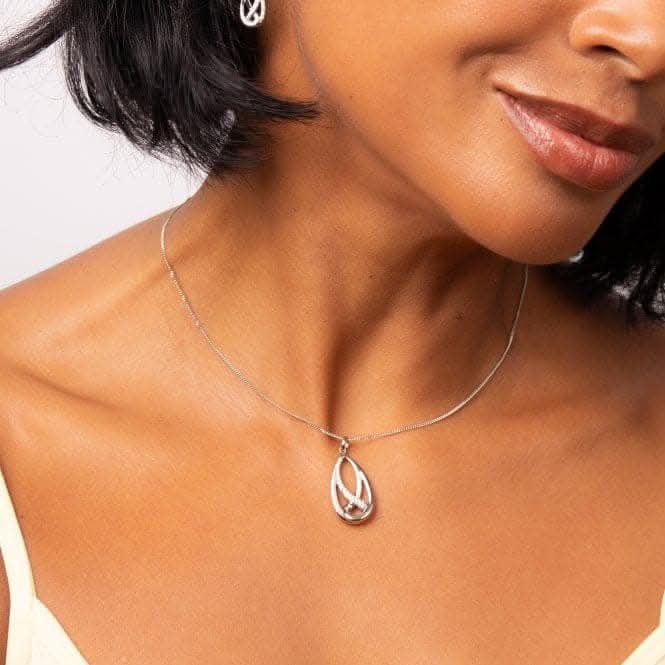 Fiorelli Silver Platinum Pendant P5322C