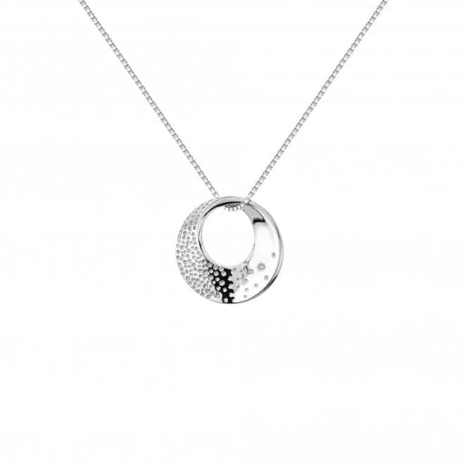 Sterling Silver Quest Circle Pendant DP786