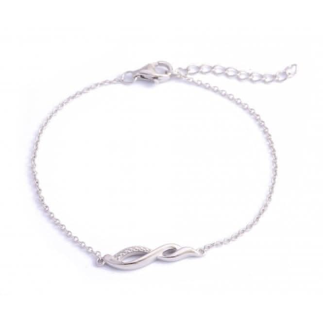 Sterling Silver Rhodium Plated Bracelet ERLB002Ellie Rose LondonERLB002